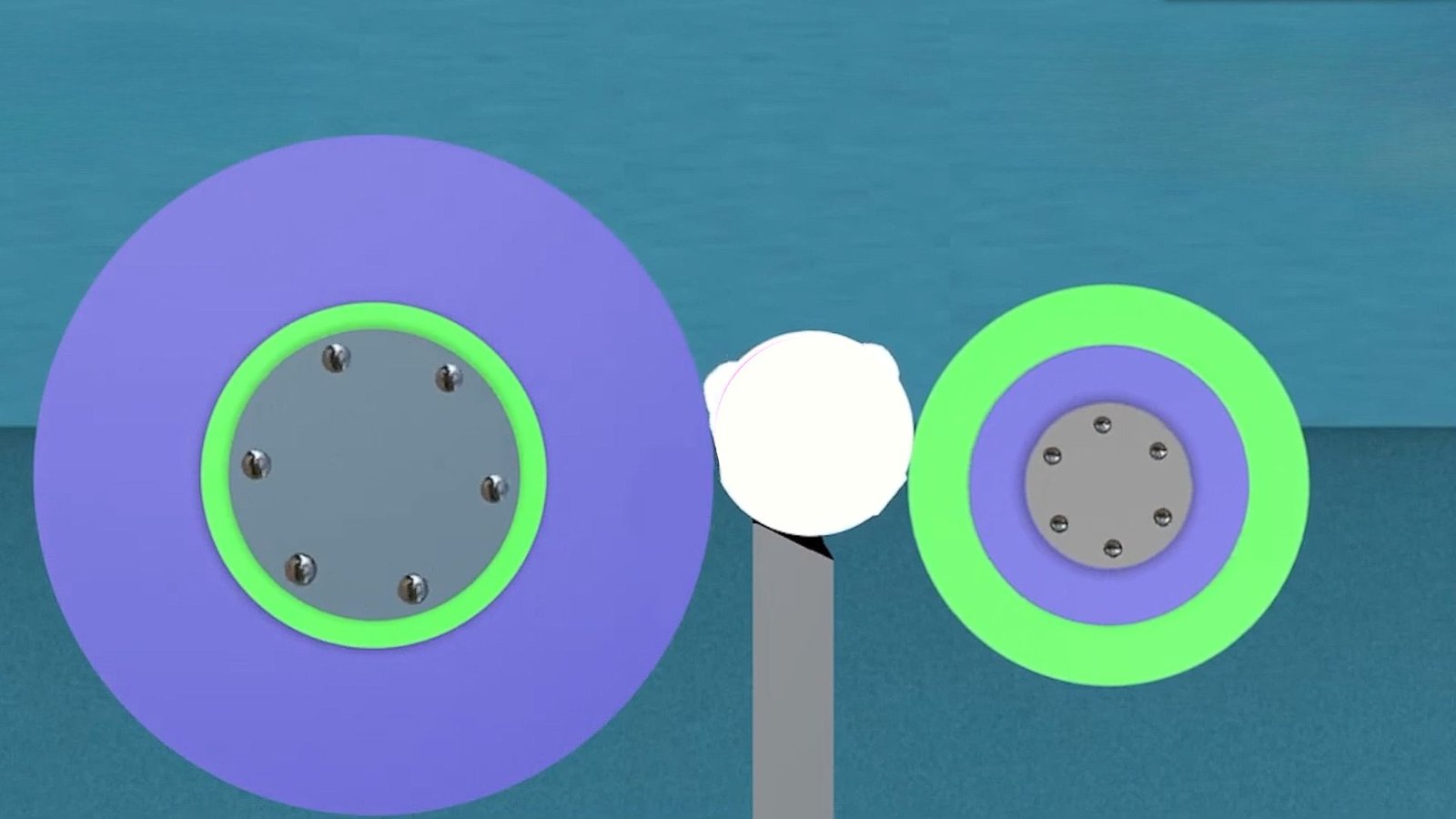 Une pièce qui n'est pas ronde
