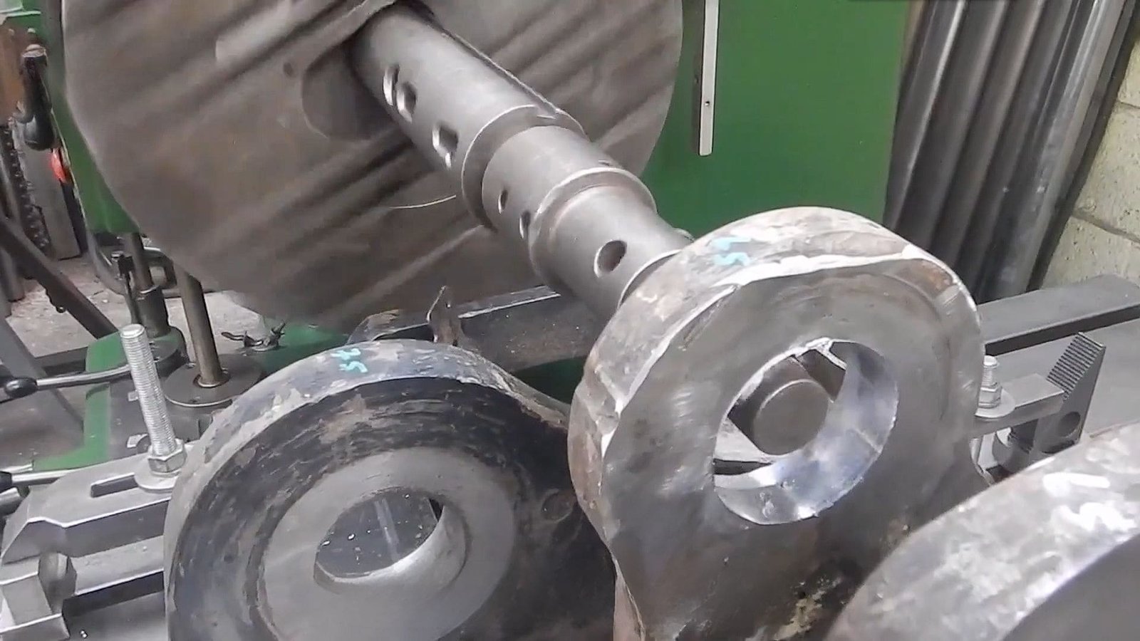 CNC Boring Machine processing a workpiece