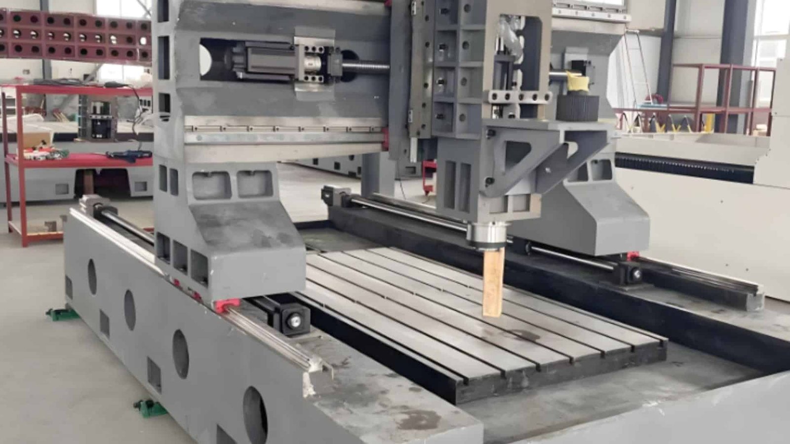 CNC Drilling Machine being Manufactured