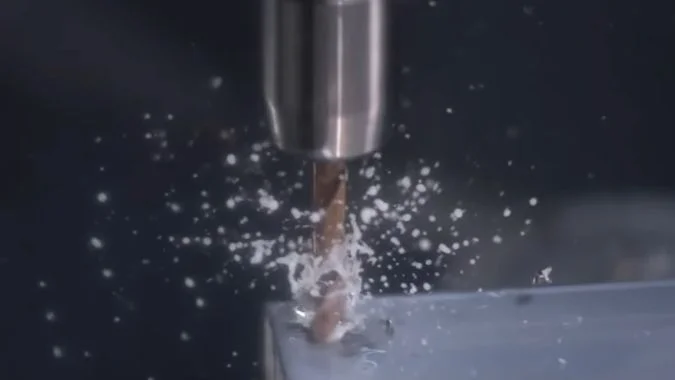 Detalle del fresado VMC