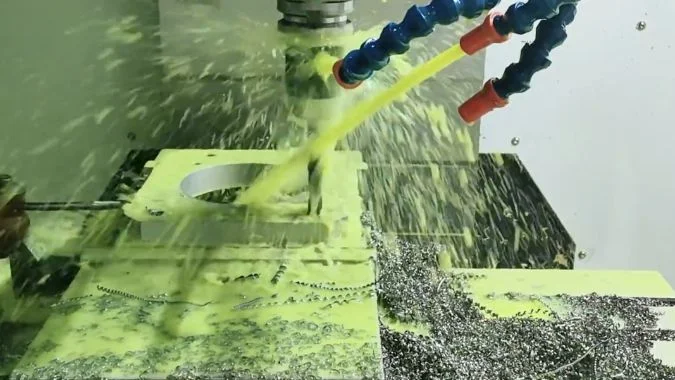 Closeup of VMC working