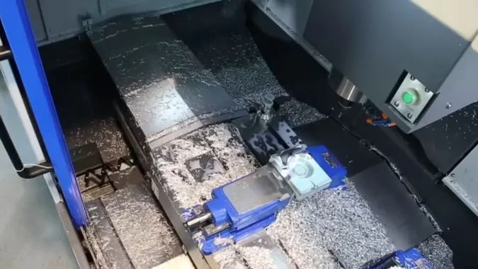 Closeup of VMC inside