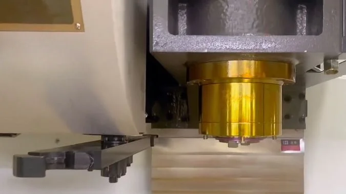 Крупный план шпинделя