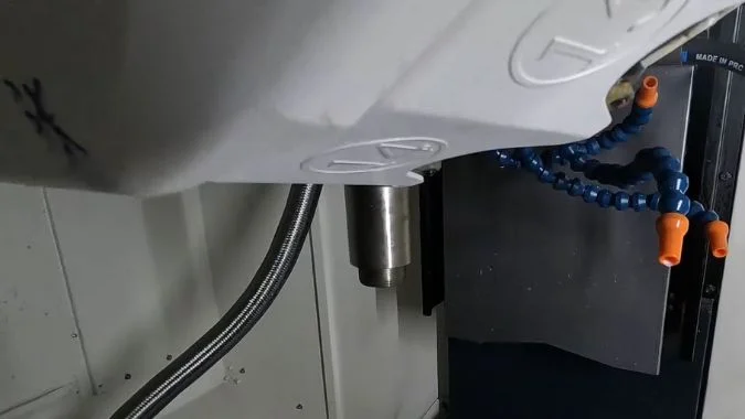 Closeup of The Tapping Spindle