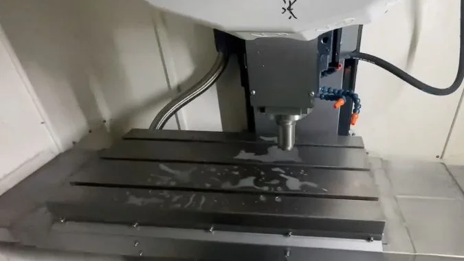 Closeup of the Spindle