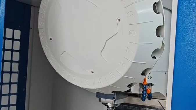 Closeup of the Tool Changer