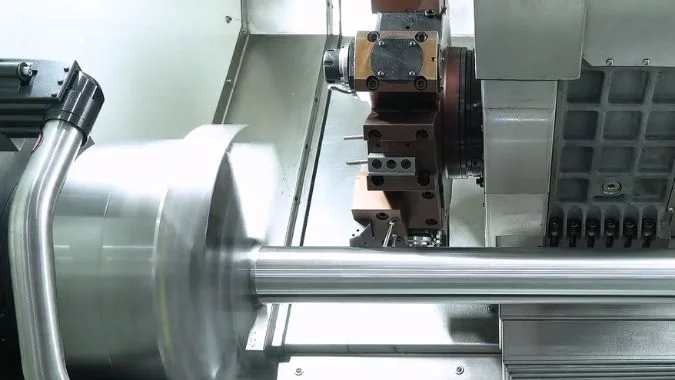 CNC Lathe Machining with turret