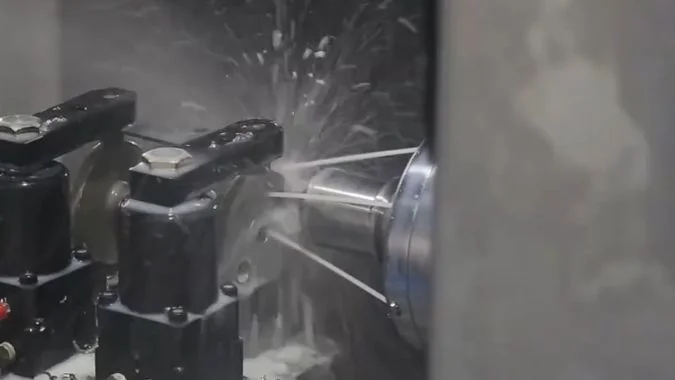 HMC Working on a part