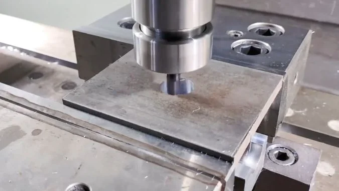 Milling Machine working