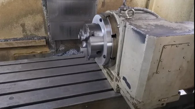 Closeup of The 4th axis