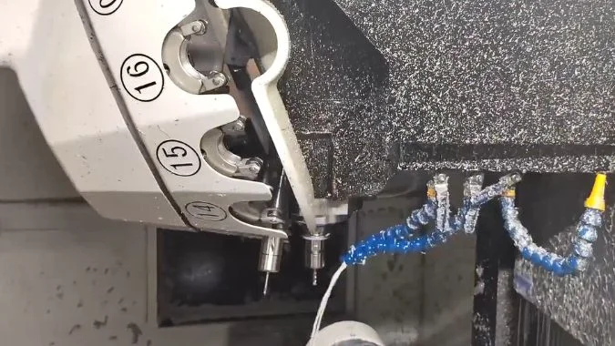 Tapping center changing tools