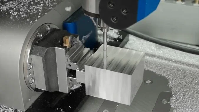 VMC milling with the 4th axis