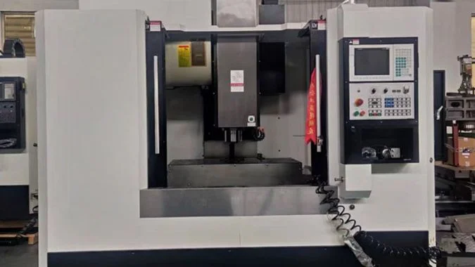 A three-axis CNC machining center