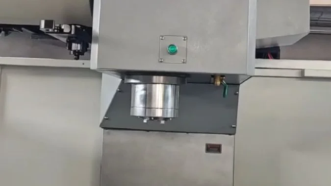 Closeup of Machining center