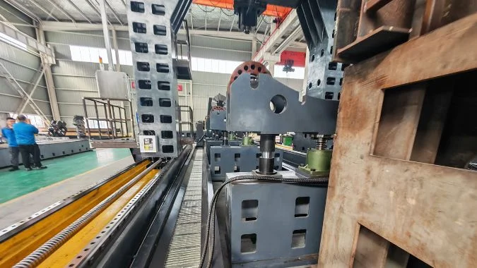 Gantry type CNC drum drilling machine