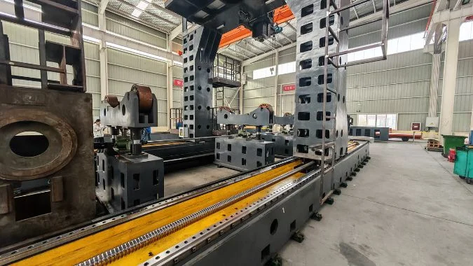 A CNC drum drilling machine