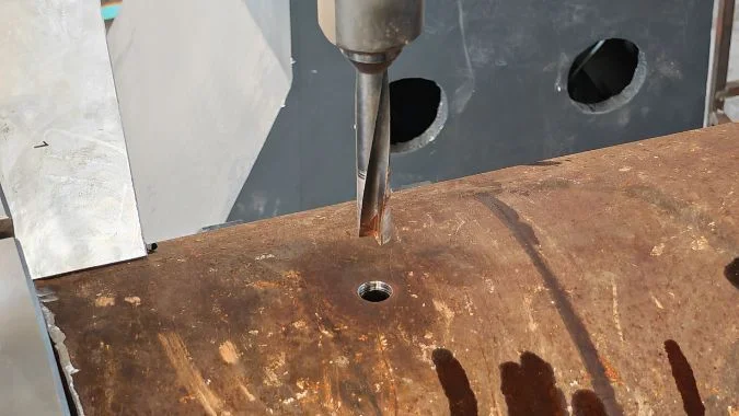 Tube hole by CNC drum drilling machines
