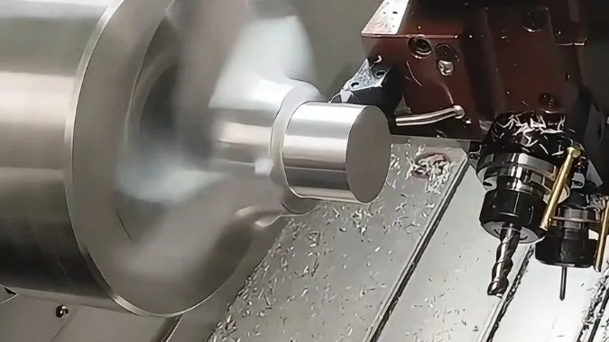 CNC Turn-Mill Center Working
