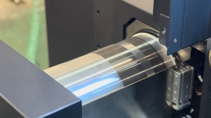 Wire roller on EDM machine
