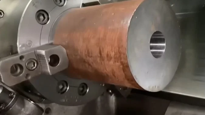 Larger chuck on CNC lathe
