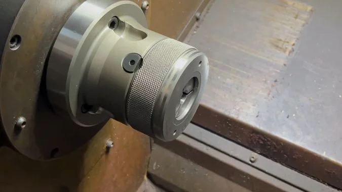 Collet Chuck on Lathe